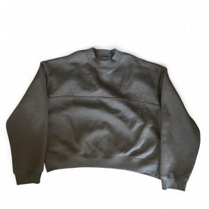 Japanese Brand Gu Women's Brown Coffee Mocha Crewneck Sweatshirt SZ XL NWT